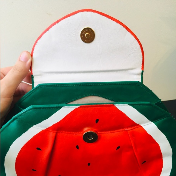 Small hand-painted crossbody bag - Picture 4 of 7